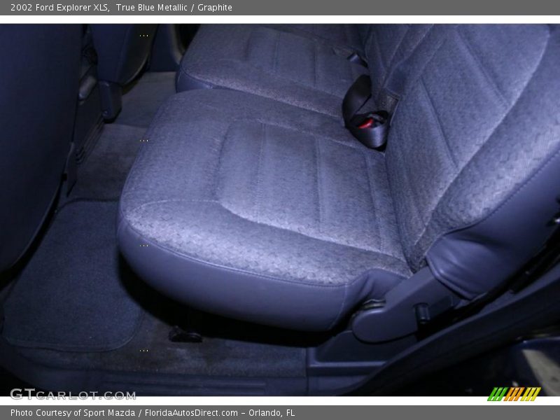 True Blue Metallic / Graphite 2002 Ford Explorer XLS