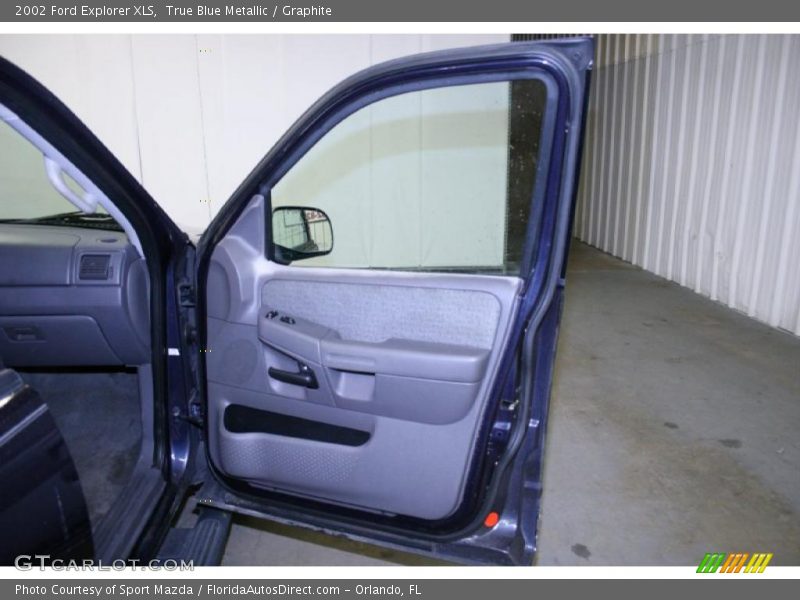True Blue Metallic / Graphite 2002 Ford Explorer XLS
