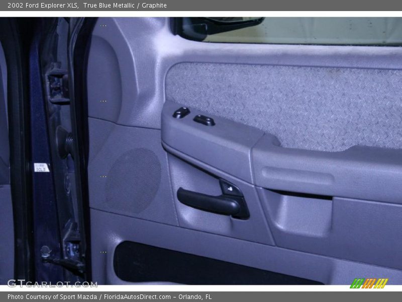 True Blue Metallic / Graphite 2002 Ford Explorer XLS