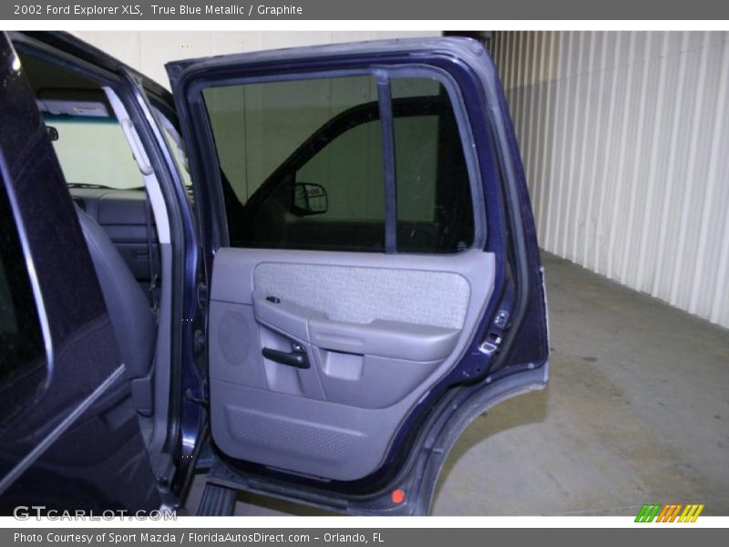 True Blue Metallic / Graphite 2002 Ford Explorer XLS