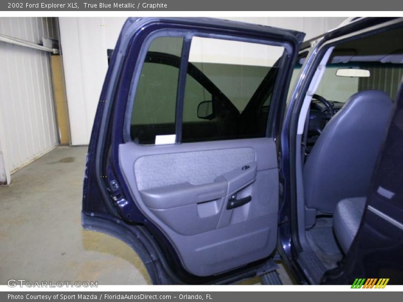 True Blue Metallic / Graphite 2002 Ford Explorer XLS