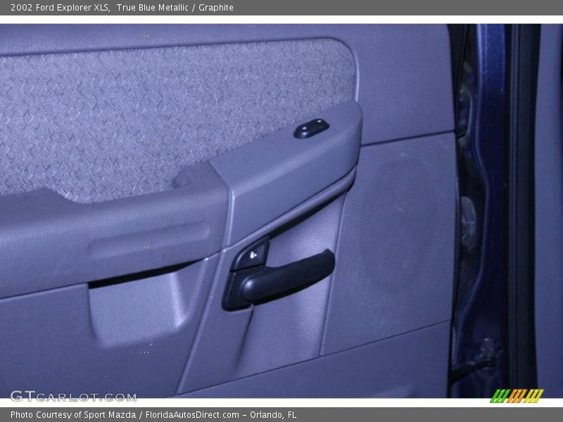True Blue Metallic / Graphite 2002 Ford Explorer XLS