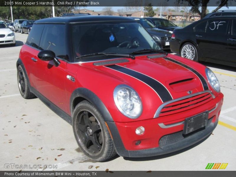 Chili Red / Panther Black 2005 Mini Cooper S Hardtop