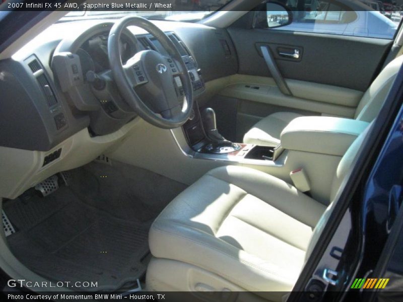 Sapphire Blue Metallic / Wheat 2007 Infiniti FX 45 AWD