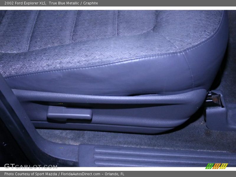 True Blue Metallic / Graphite 2002 Ford Explorer XLS