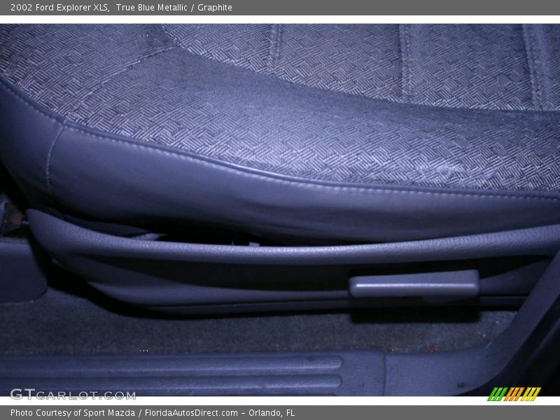 True Blue Metallic / Graphite 2002 Ford Explorer XLS