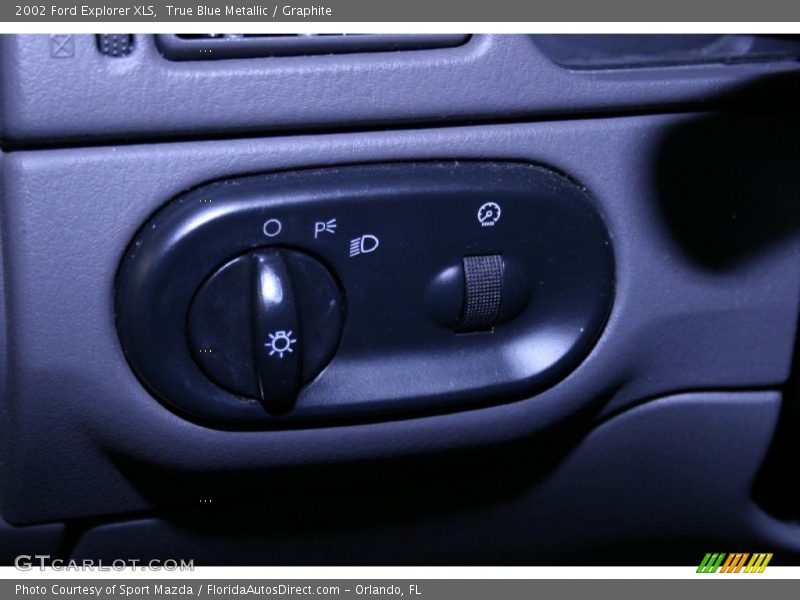 True Blue Metallic / Graphite 2002 Ford Explorer XLS