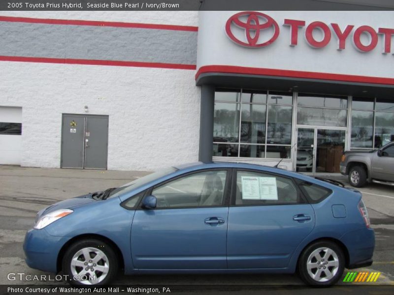 Seaside Blue Pearl / Ivory/Brown 2005 Toyota Prius Hybrid