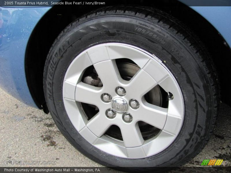 Seaside Blue Pearl / Ivory/Brown 2005 Toyota Prius Hybrid
