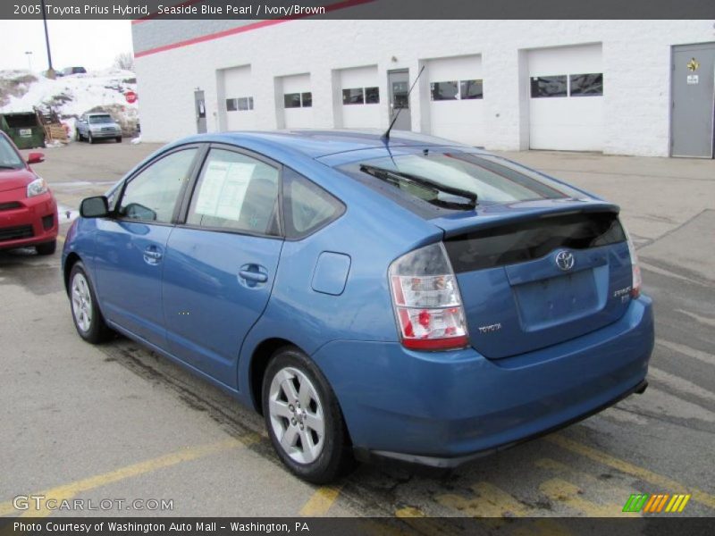 Seaside Blue Pearl / Ivory/Brown 2005 Toyota Prius Hybrid