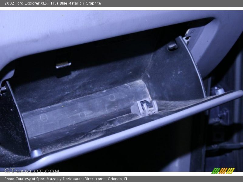 True Blue Metallic / Graphite 2002 Ford Explorer XLS