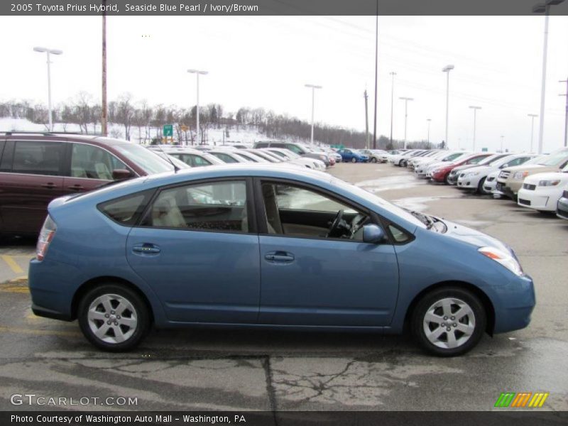 Seaside Blue Pearl / Ivory/Brown 2005 Toyota Prius Hybrid