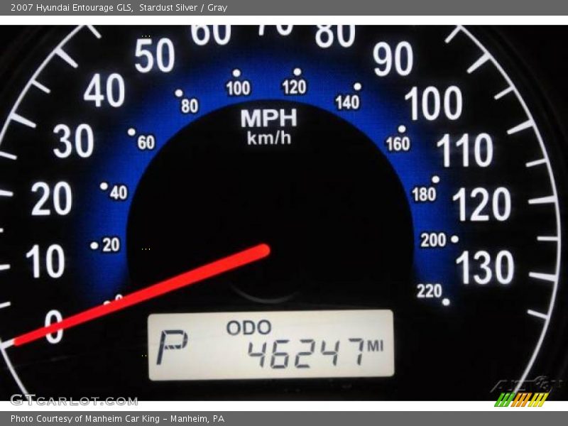 Stardust Silver / Gray 2007 Hyundai Entourage GLS