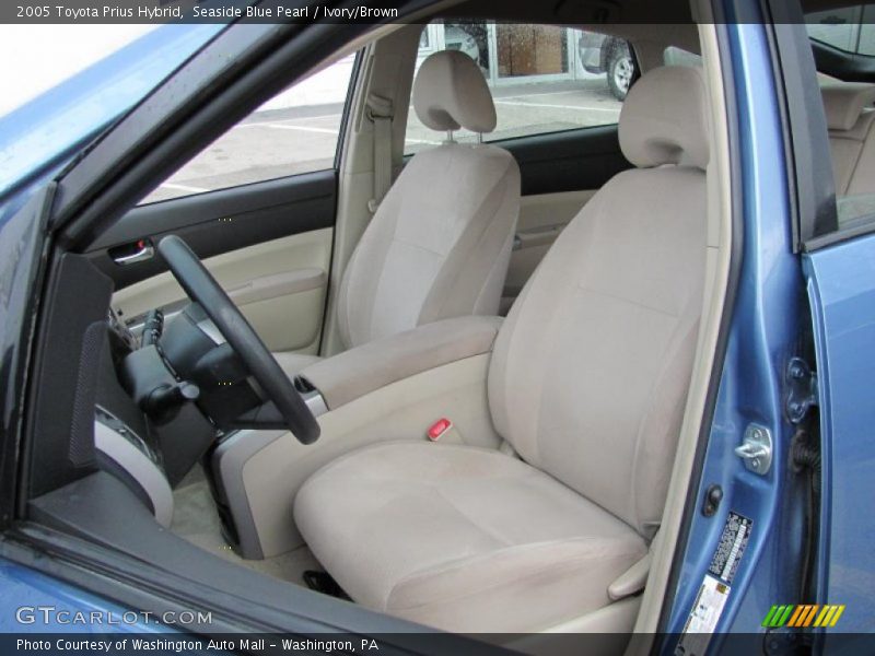 Seaside Blue Pearl / Ivory/Brown 2005 Toyota Prius Hybrid