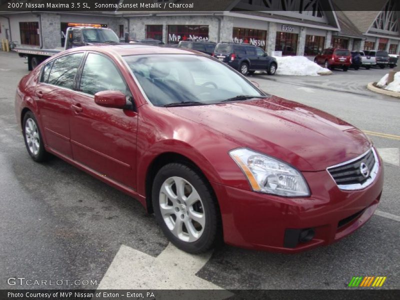 Sonoma Sunset Metallic / Charcoal 2007 Nissan Maxima 3.5 SL
