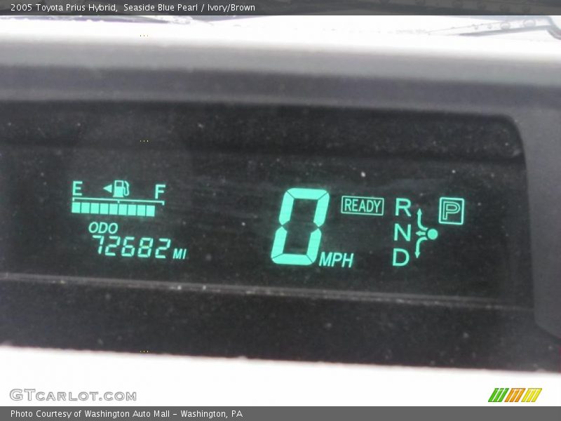Seaside Blue Pearl / Ivory/Brown 2005 Toyota Prius Hybrid