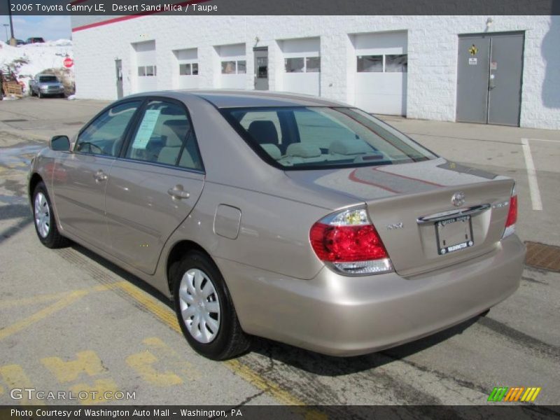 Desert Sand Mica / Taupe 2006 Toyota Camry LE
