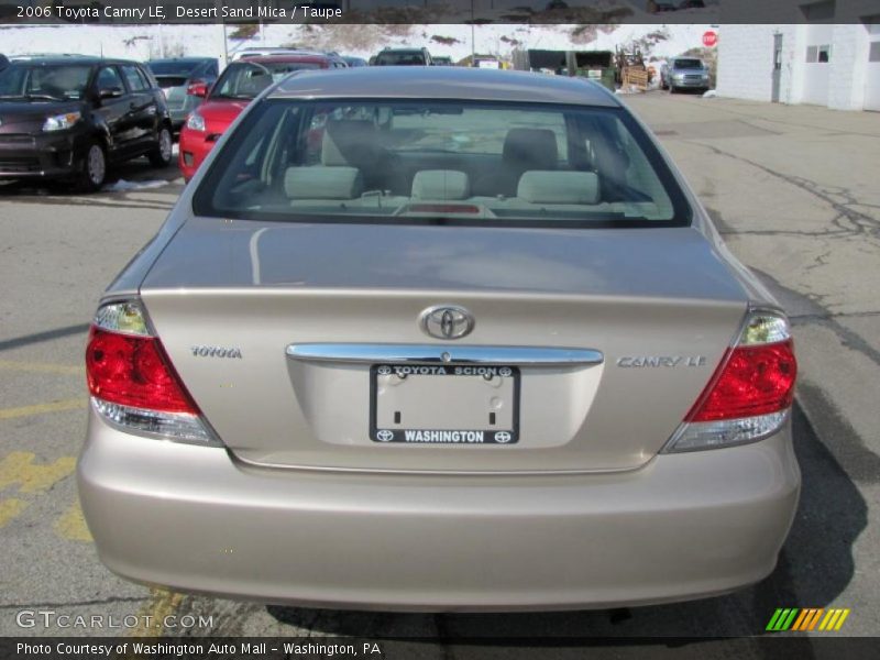 Desert Sand Mica / Taupe 2006 Toyota Camry LE