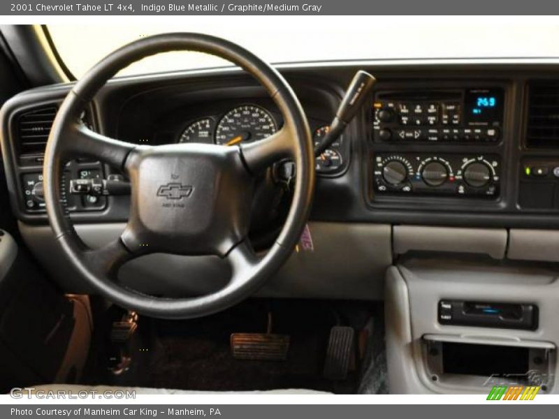 Indigo Blue Metallic / Graphite/Medium Gray 2001 Chevrolet Tahoe LT 4x4