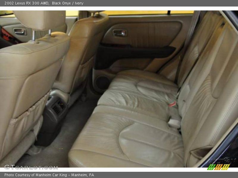 Black Onyx / Ivory 2002 Lexus RX 300 AWD