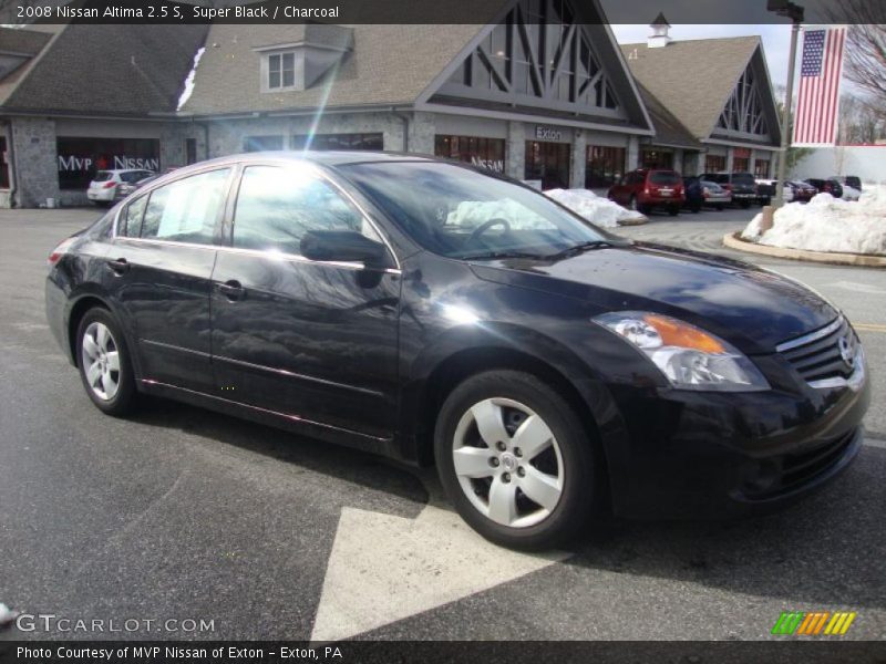 Super Black / Charcoal 2008 Nissan Altima 2.5 S