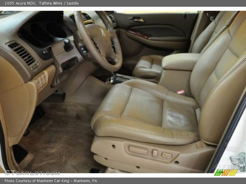 Taffeta White / Saddle 2005 Acura MDX