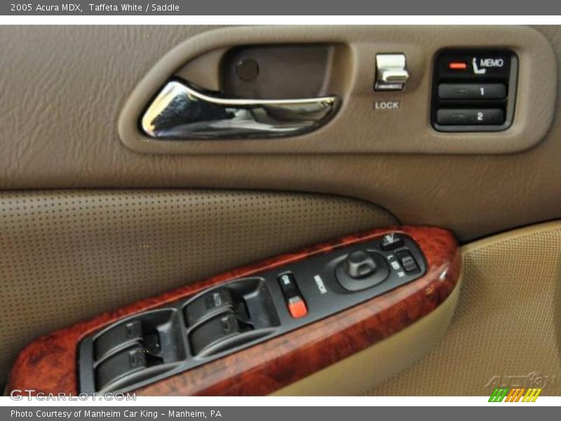 Taffeta White / Saddle 2005 Acura MDX