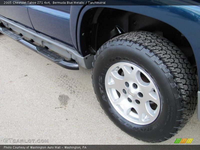 Bermuda Blue Metallic / Tan/Neutral 2005 Chevrolet Tahoe Z71 4x4