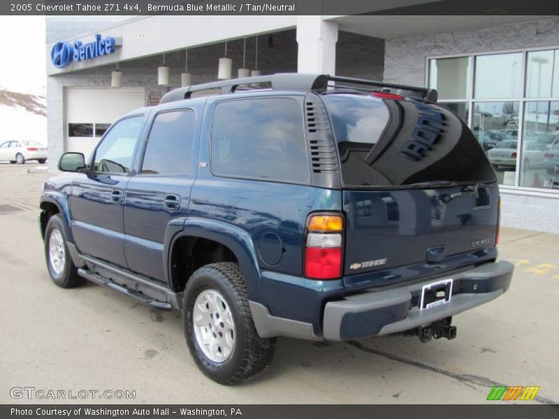 Bermuda Blue Metallic / Tan/Neutral 2005 Chevrolet Tahoe Z71 4x4