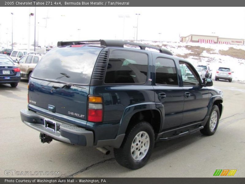 Bermuda Blue Metallic / Tan/Neutral 2005 Chevrolet Tahoe Z71 4x4