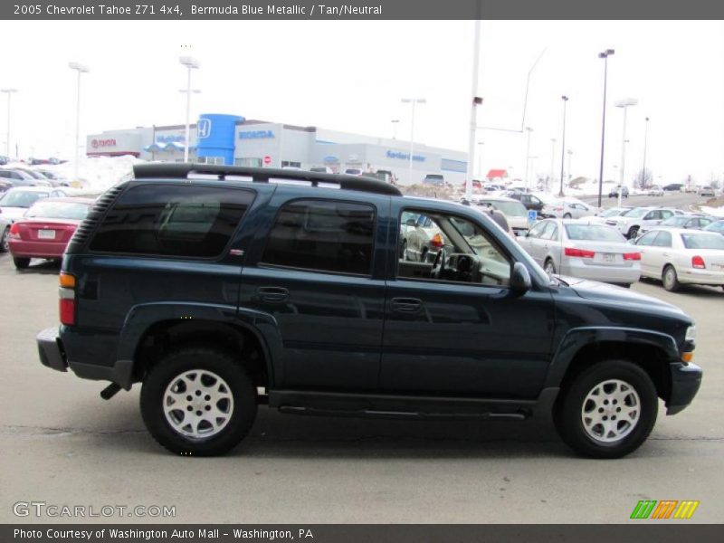Bermuda Blue Metallic / Tan/Neutral 2005 Chevrolet Tahoe Z71 4x4
