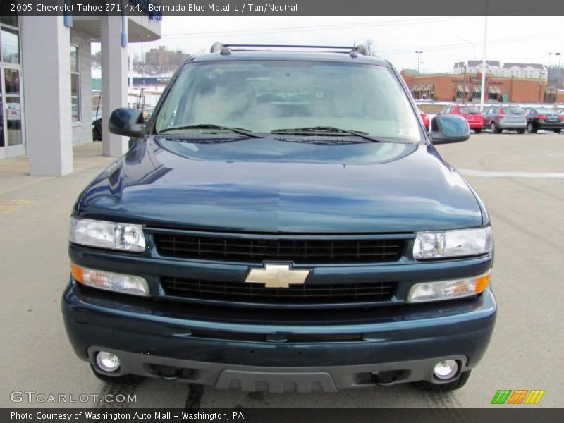 Bermuda Blue Metallic / Tan/Neutral 2005 Chevrolet Tahoe Z71 4x4