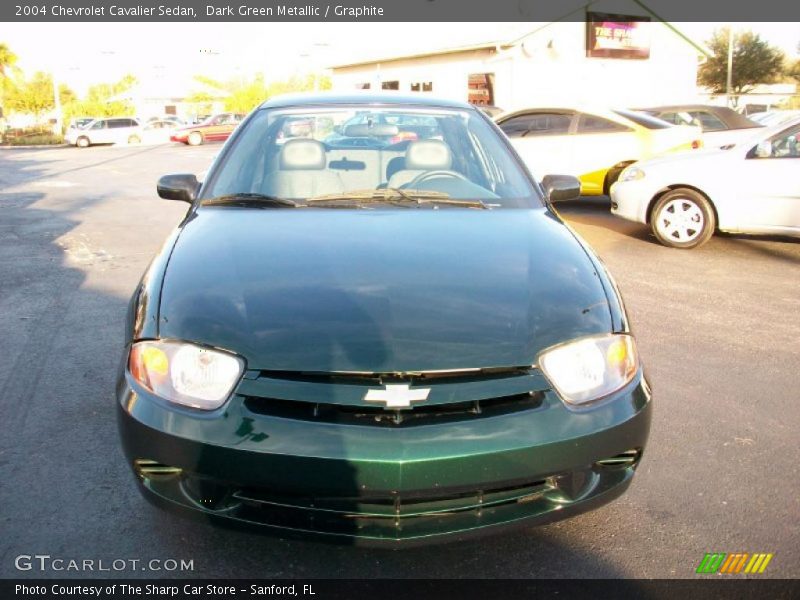 Dark Green Metallic / Graphite 2004 Chevrolet Cavalier Sedan