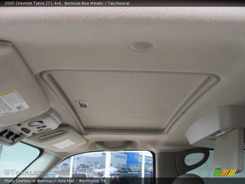 Bermuda Blue Metallic / Tan/Neutral 2005 Chevrolet Tahoe Z71 4x4