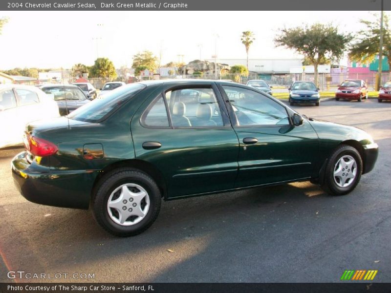 Dark Green Metallic / Graphite 2004 Chevrolet Cavalier Sedan