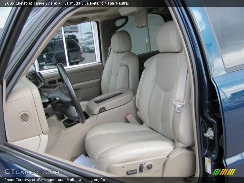 Bermuda Blue Metallic / Tan/Neutral 2005 Chevrolet Tahoe Z71 4x4