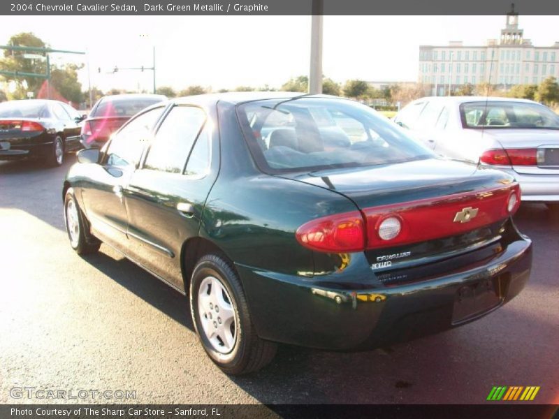 Dark Green Metallic / Graphite 2004 Chevrolet Cavalier Sedan