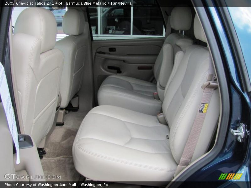 Bermuda Blue Metallic / Tan/Neutral 2005 Chevrolet Tahoe Z71 4x4