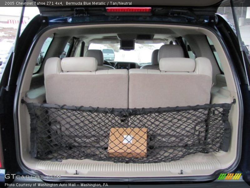 Bermuda Blue Metallic / Tan/Neutral 2005 Chevrolet Tahoe Z71 4x4