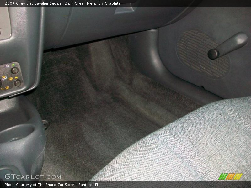Dark Green Metallic / Graphite 2004 Chevrolet Cavalier Sedan