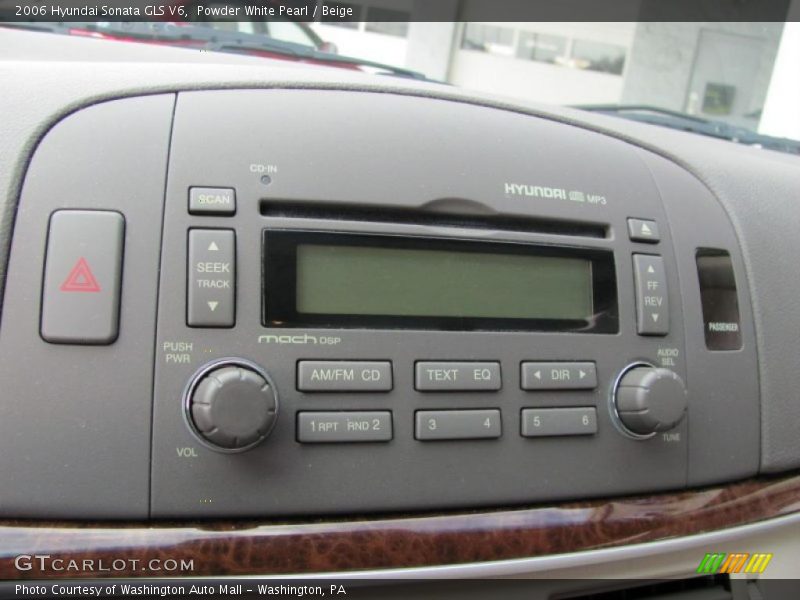 Powder White Pearl / Beige 2006 Hyundai Sonata GLS V6