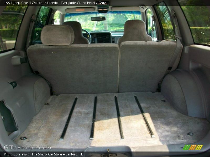Everglade Green Pearl / Gray 1994 Jeep Grand Cherokee Laredo
