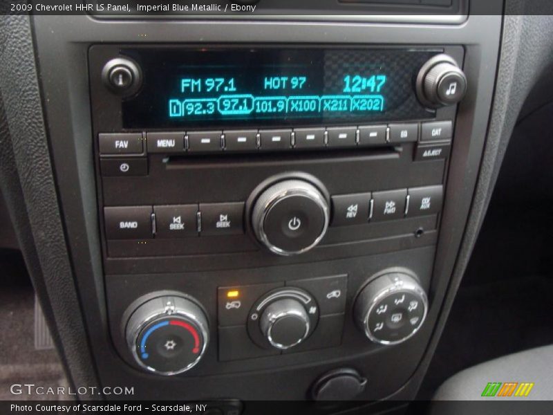 Imperial Blue Metallic / Ebony 2009 Chevrolet HHR LS Panel