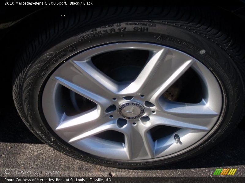 Black / Black 2010 Mercedes-Benz C 300 Sport