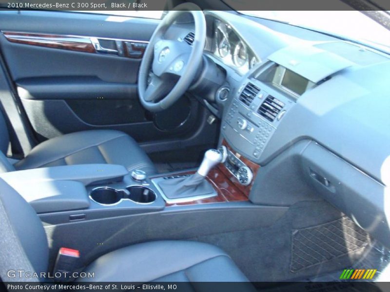Black / Black 2010 Mercedes-Benz C 300 Sport