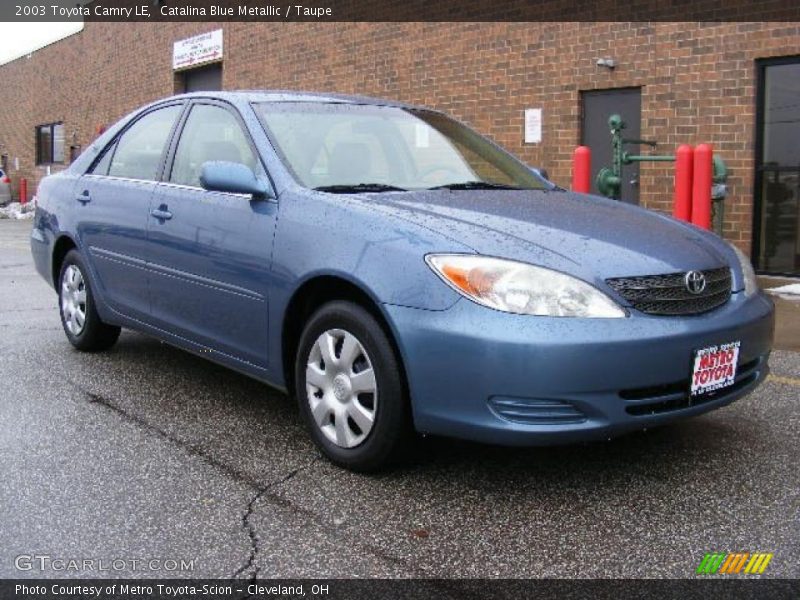 Catalina Blue Metallic / Taupe 2003 Toyota Camry LE