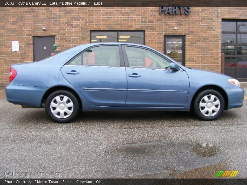 Catalina Blue Metallic / Taupe 2003 Toyota Camry LE