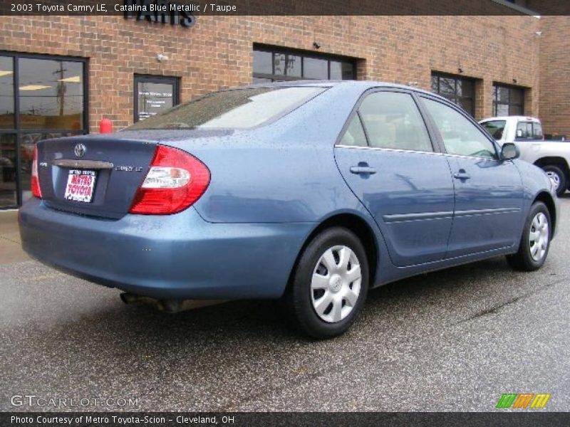 Catalina Blue Metallic / Taupe 2003 Toyota Camry LE