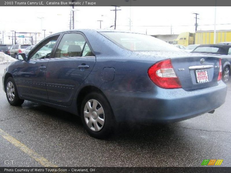 Catalina Blue Metallic / Taupe 2003 Toyota Camry LE
