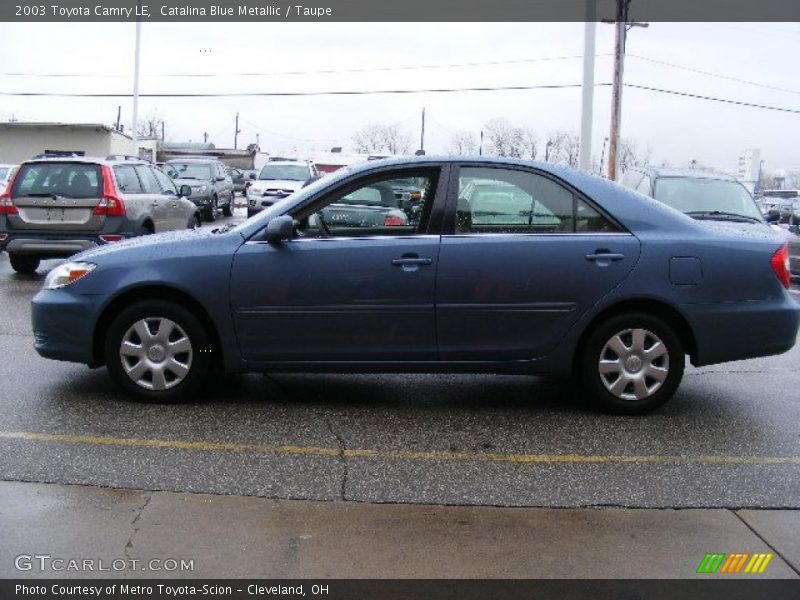 Catalina Blue Metallic / Taupe 2003 Toyota Camry LE